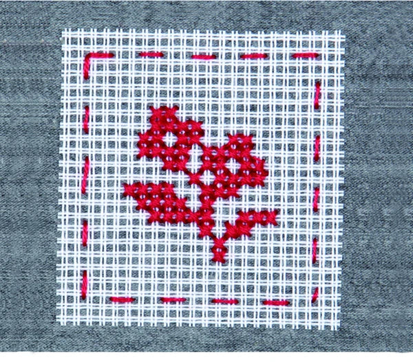 Tela Esterilla de Algodón para Bordado Punto Cruz <br> Diferentes Tamaños