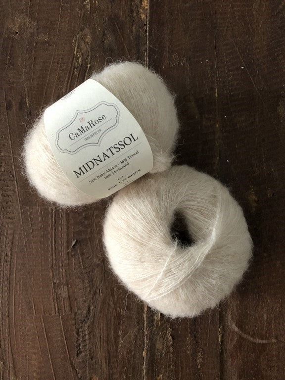 Midnatssol <br> (54% Baby Alpaca / 10% Lana Merino / 36% Tencel)