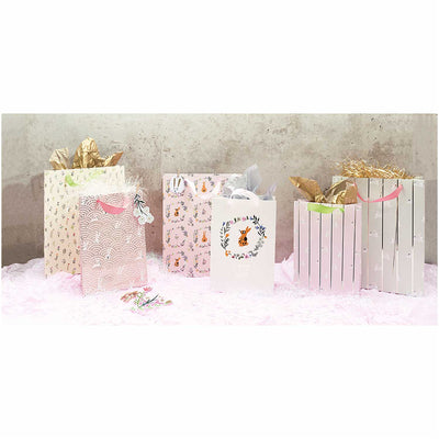 Bolsa de Regalo Grande  Flores Dispersas