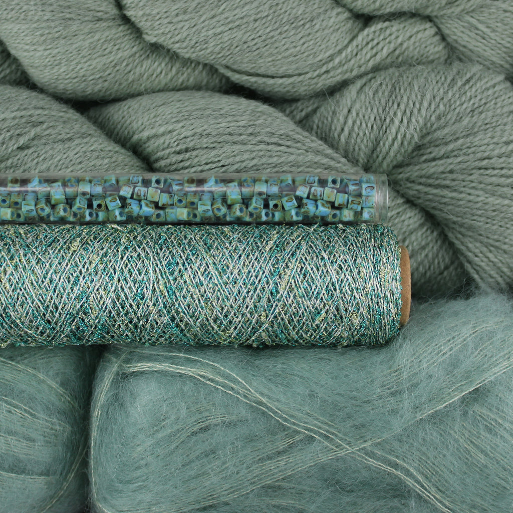 Kit de Tejido "Braid Sweater" de Pope Vergara <br> Versión Isager + Twinkle - Elegir Color