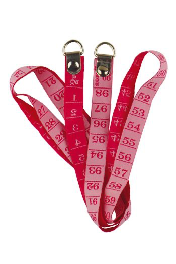 Huincha de Medir de Tela  Woven Tape Mesure Pink Ribbon