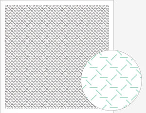 Sashiko Sampler / Tela Blanca 100% Algodón con Diseño Sashiko <br> Distintos Diseños
