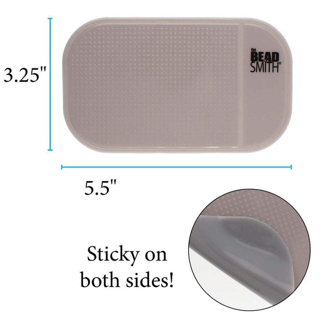 Mat Antideslizante Para Mostacillas <br> "Sticky Bead Mat" 14 x 8 cm