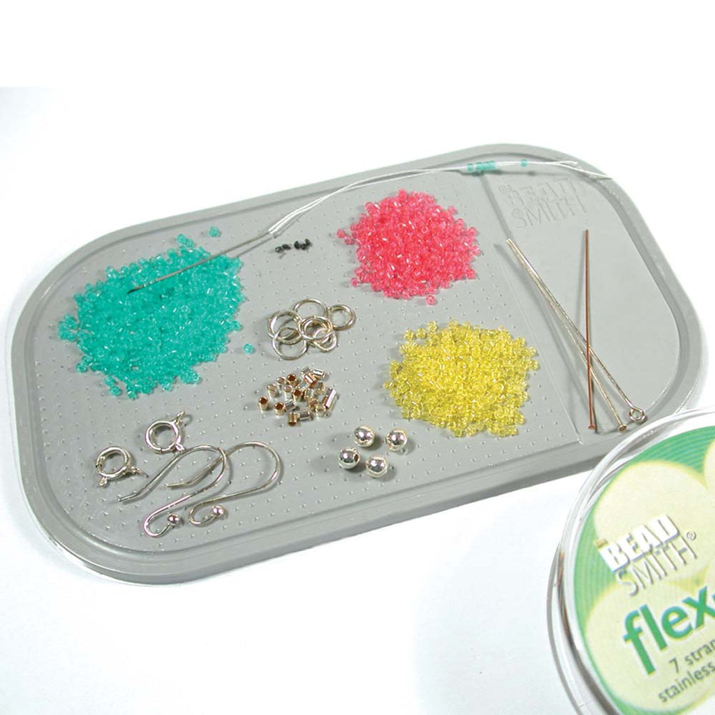 Mat Antideslizante Para Mostacillas <br> "Sticky Bead Mat" 14 x 8 cm