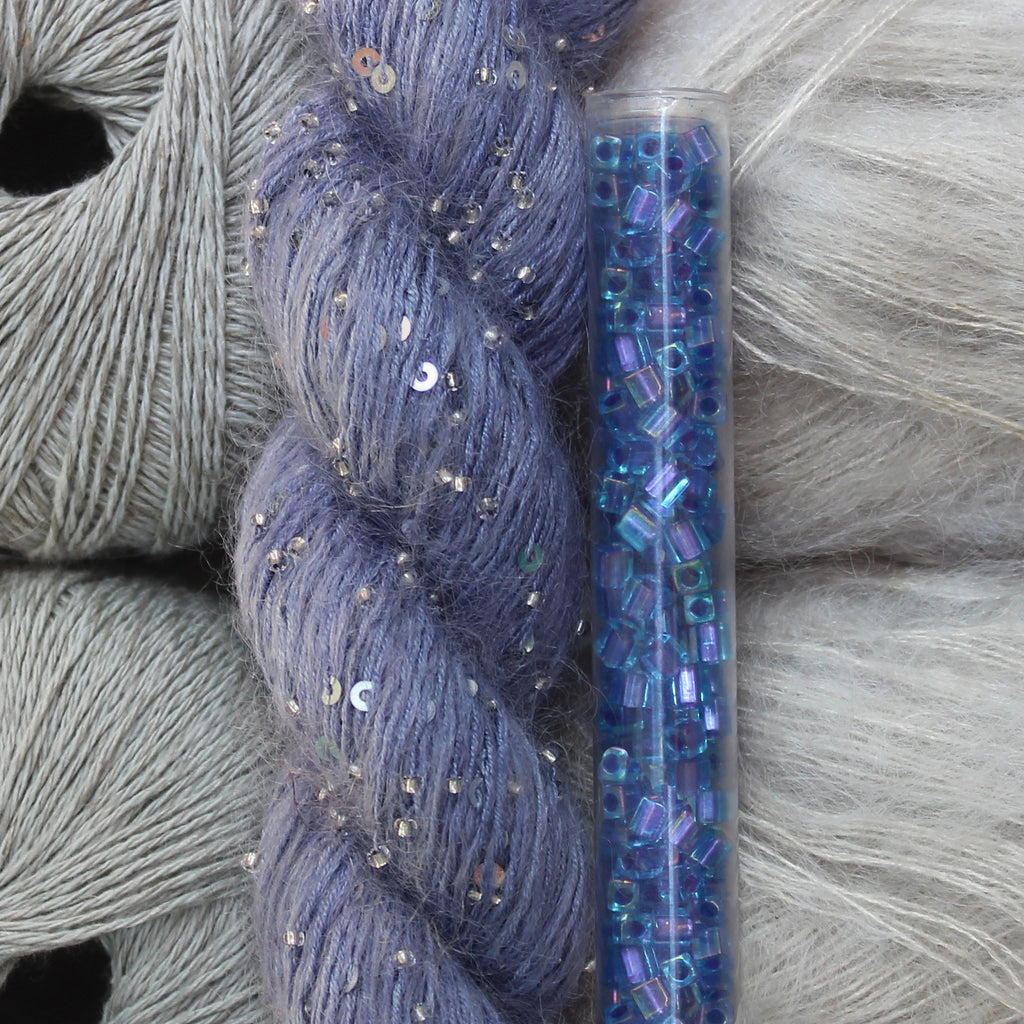 Kit de Hilados "Braid Tee" de Pope Vergara <br> Versión Beaded Mohair - Elegir Color