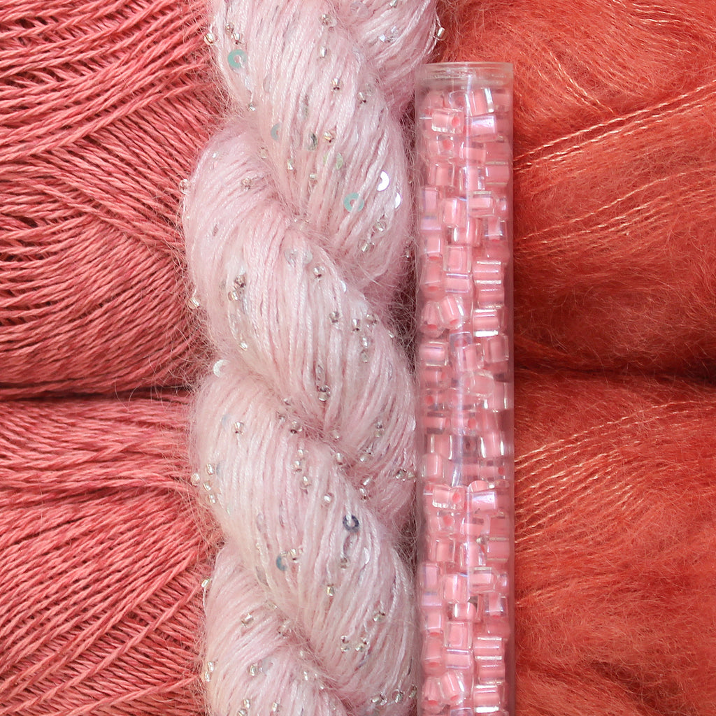 Kit de Hilados "Braid Tee" de Pope Vergara <br> Versión Beaded Mohair - Elegir Color