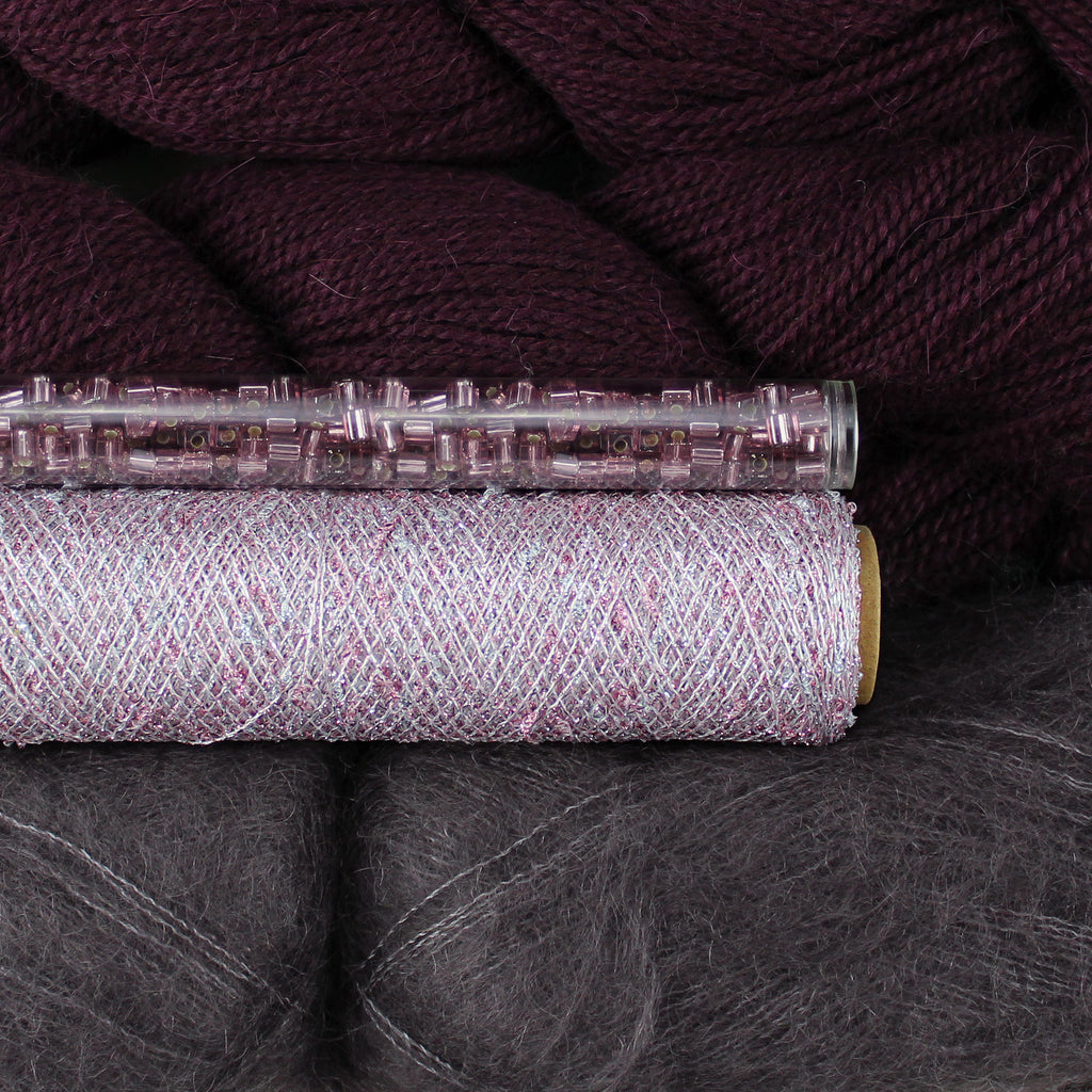 Kit de Tejido "Braid Sweater" de Pope Vergara <br> Versión Isager + Twinkle - Elegir Color