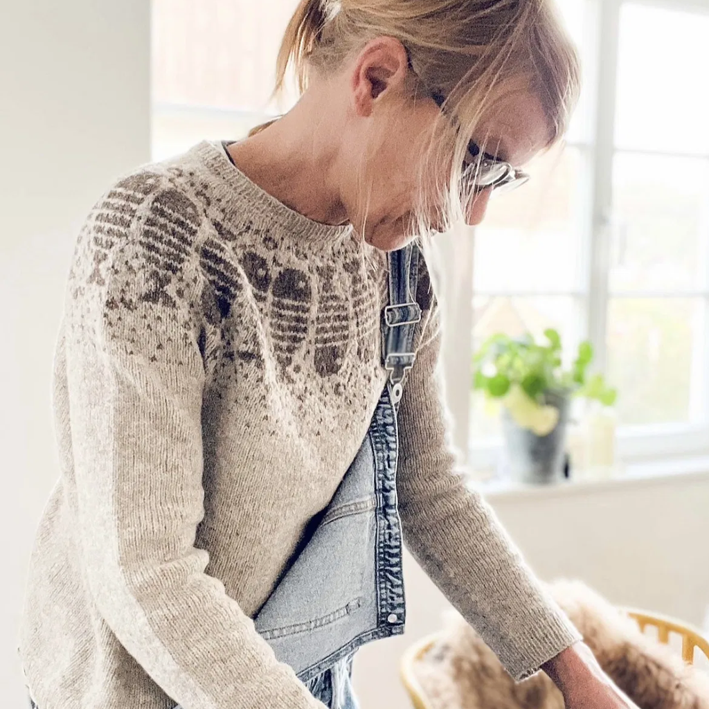 Kit de Tejido "Big Fritz" de Isabell Kraemer - Versión Fior di Lino