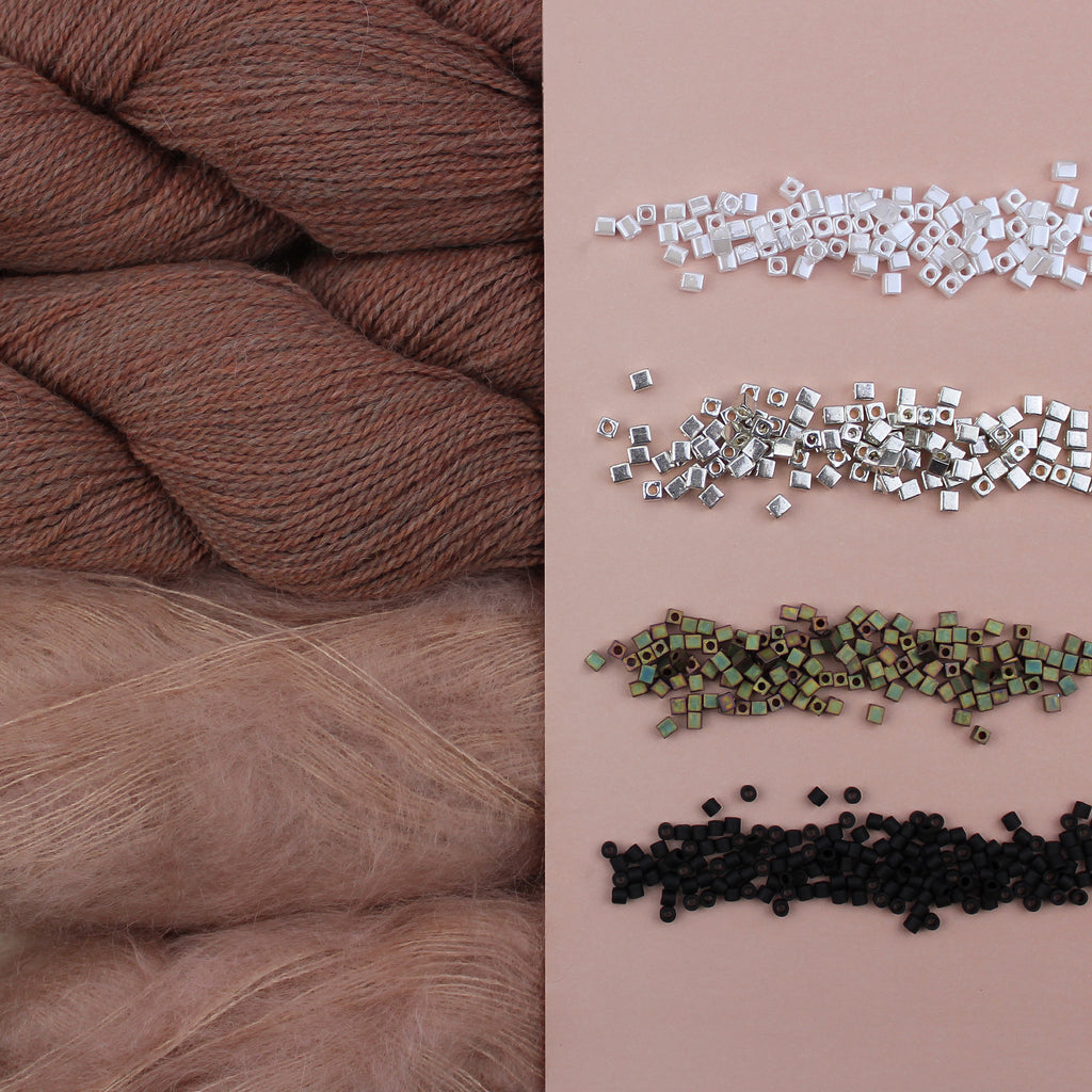 Kit de Tejido Suéter "Scrabs" de Pope Vergara <br> Elegir Color