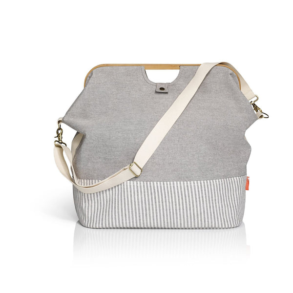 Bolsa de Proyectos "Store & Travel" Canvas & Bambú Small