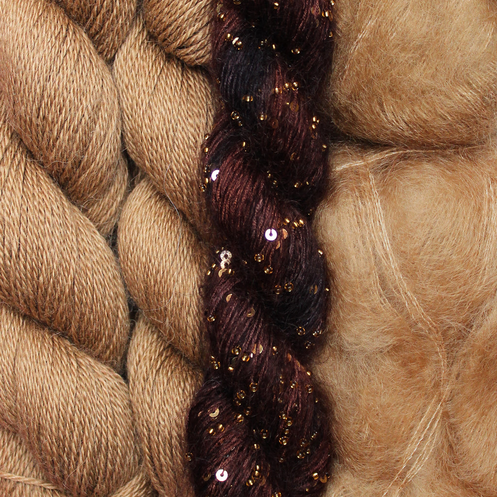 Kit de Hilados "Moulin Rouge Cardigan" de Pope Vergara <br> Versión Artyarns - Elegir Color