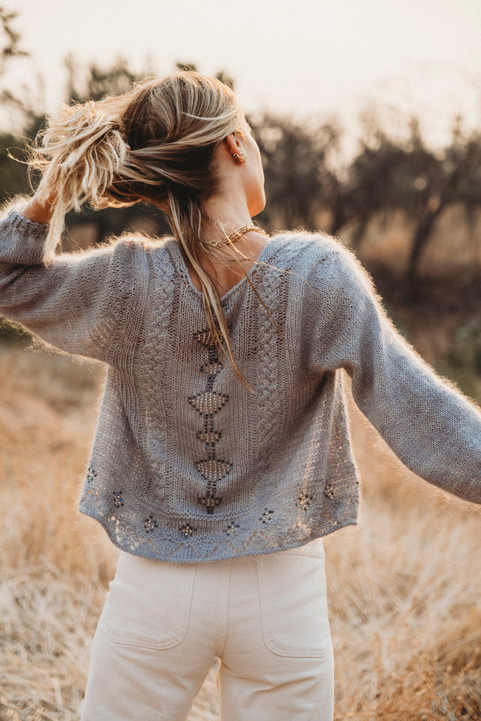 Patrón Digital Descargable "Heaven Cardigan" - (Incluye Inglés y Español)
