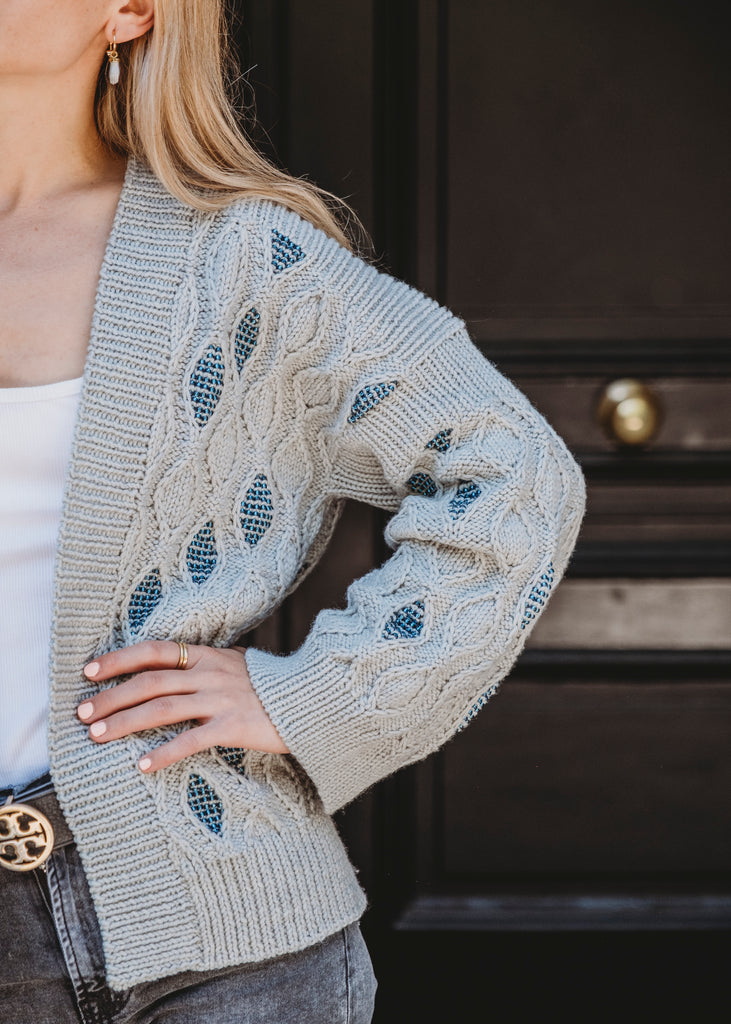 Patrón Digital Descargable "Only Scales Cardigan" - (Incluye Inglés y Español)