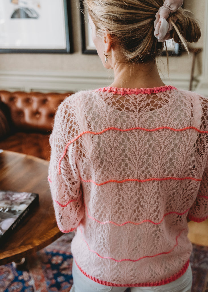 Patrón Digital Descargable "Summertime Cardigan" - (Incluye Inglés y Español)