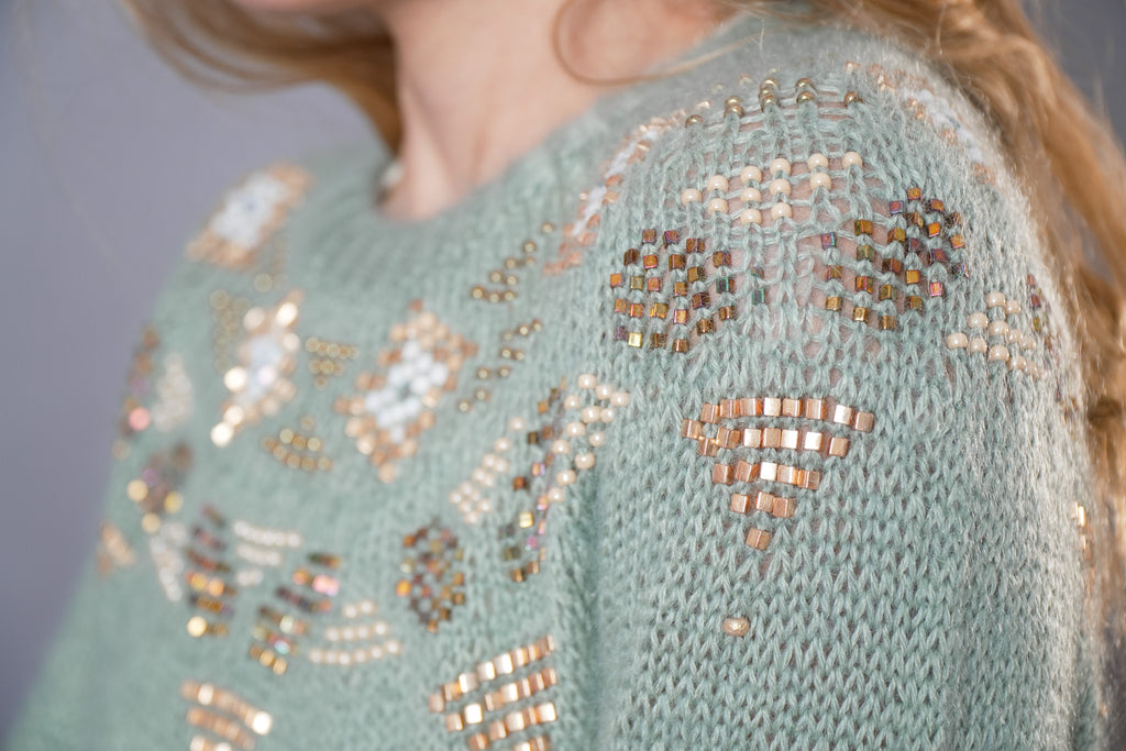 Kit de Tejido "Radiant Sweater" de Pope Vergara <br> (Elegir Color)