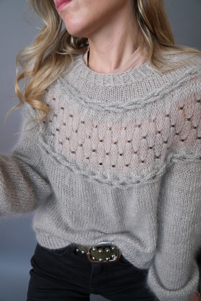 Patrón Digital "Braid Sweater"