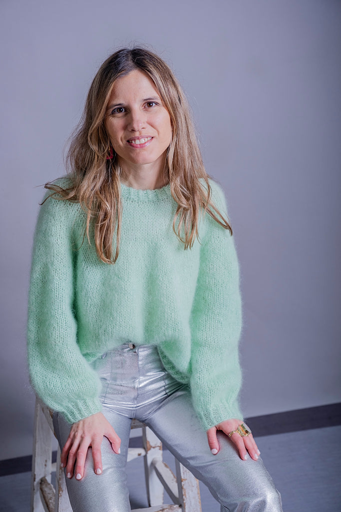 Patrón Digital Descargable "Pope Basic Yoke Sweater" - Pope Vergara (Incluye Inglés y Español)