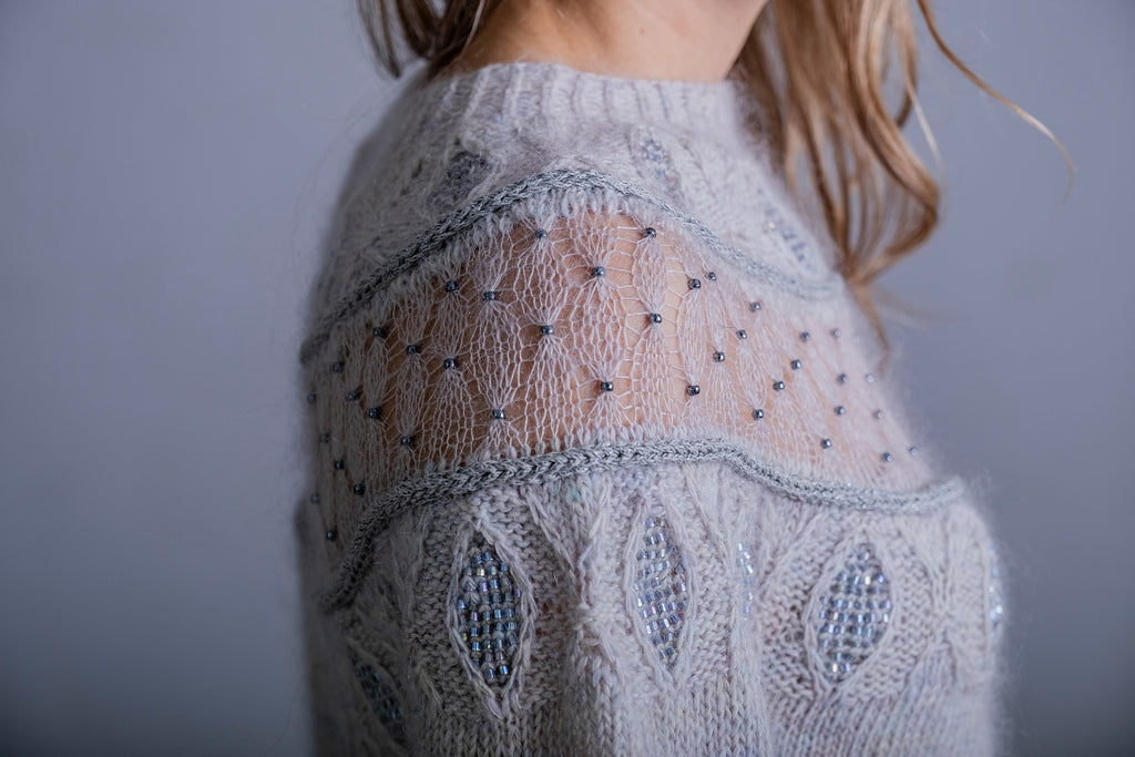 Patrón Digital Descargable "Dragon Scales Sweater" - (Incluye Inglés y Español)