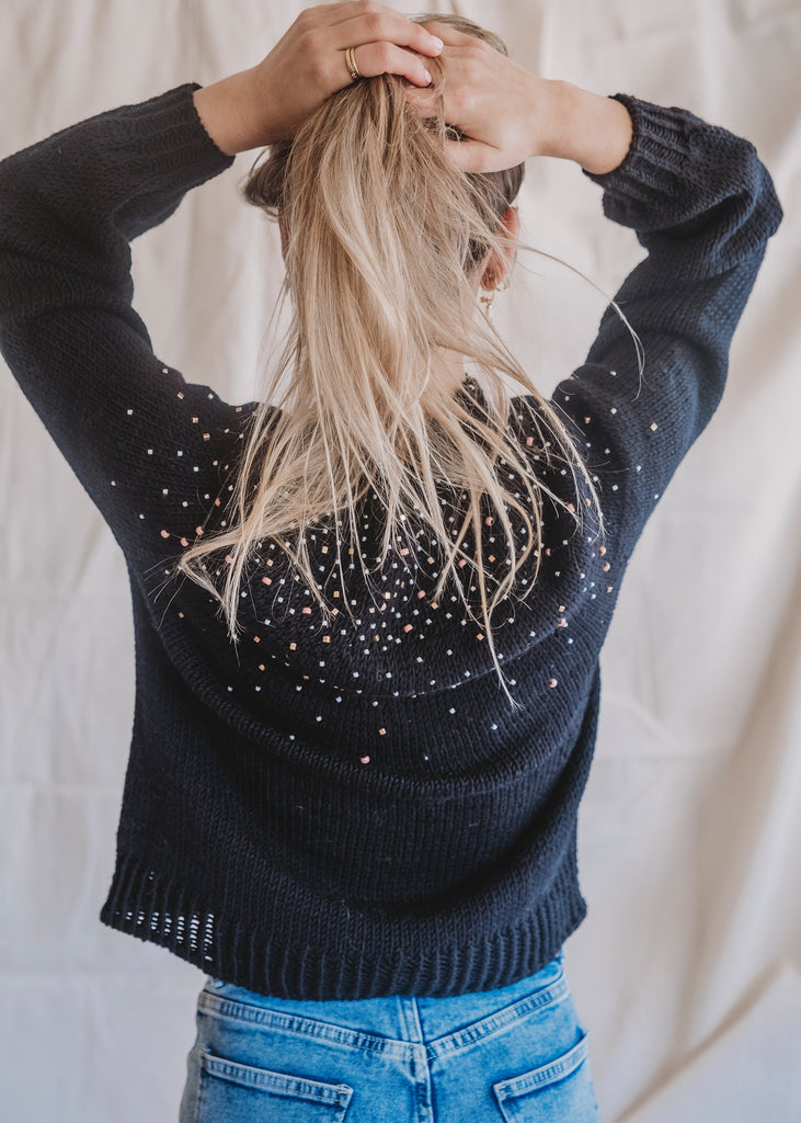 Patrón Digital Descargable "Fade of Beads Sweater" - (Incluye Inglés y Español)