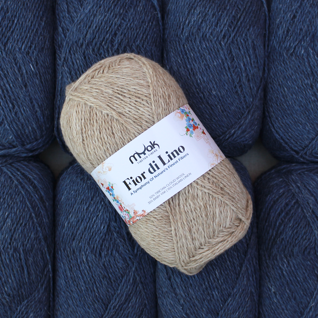 Kit de Tejido "Heimathafen Pullover" de Isabell Kraemer - Versión Fior di Lino