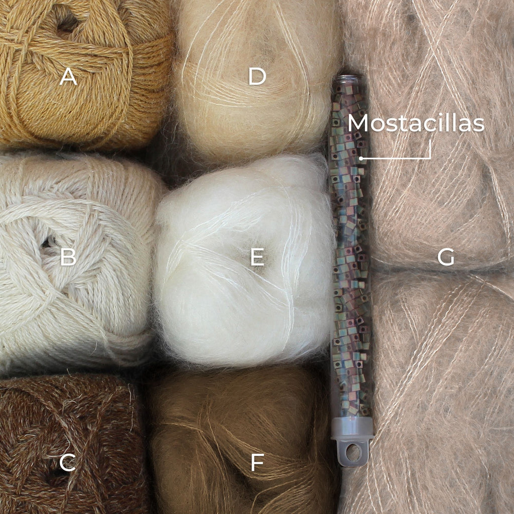 Kit de Tejido "Waves Cardigan" de Pope Vergara <br> Versión Isager - Elegir Color