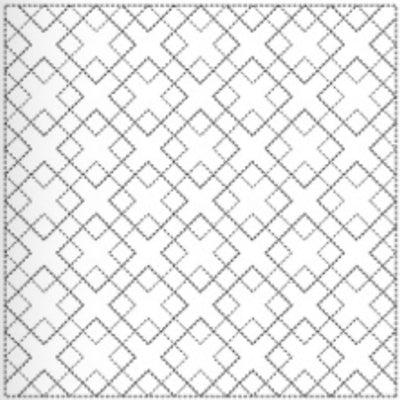 Yume Fukin White / Tela 100% Algodón con Diseño Sashiko  32