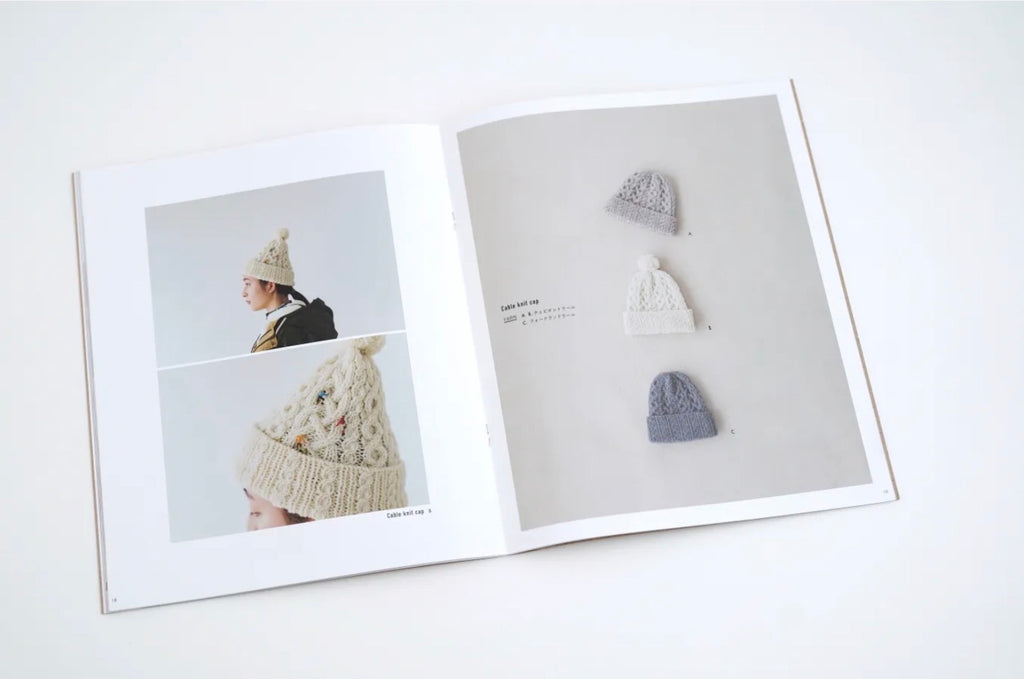 Cuadernillo Patrones de Tejido <br> Knit Cap Knitting Patterns (Japonés)