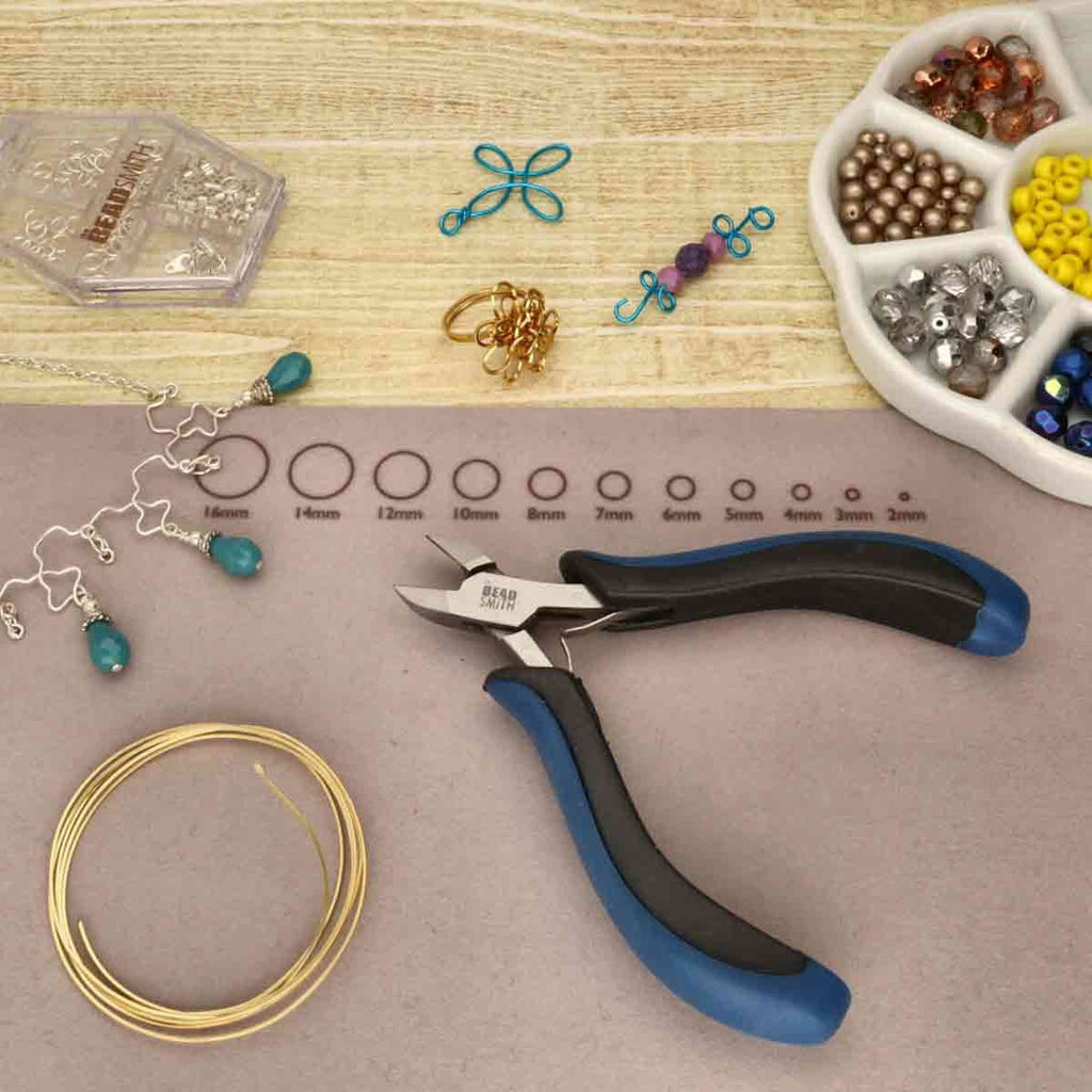 Alicate de Bisutería para Corte <br> Mango Azul Ergonómico