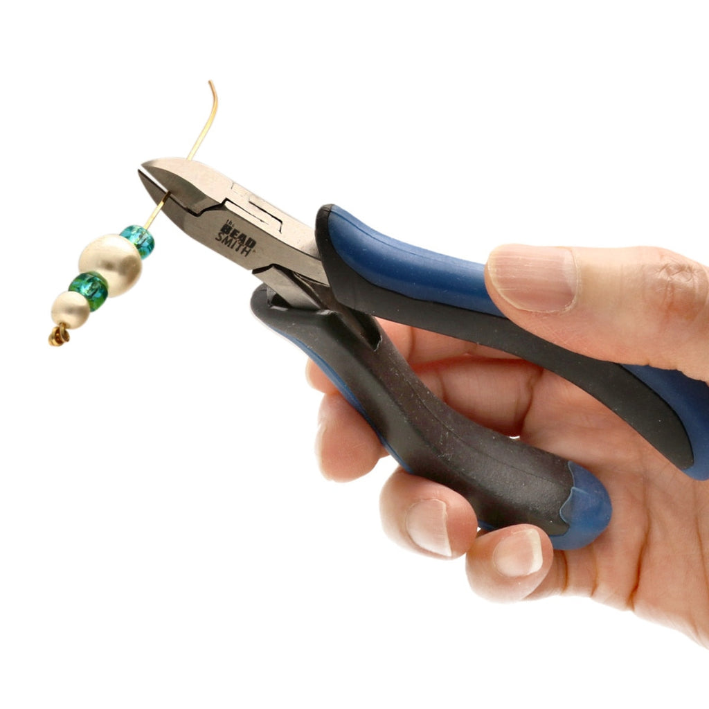 Alicate de Bisutería para Corte <br> Mango Azul Ergonómico