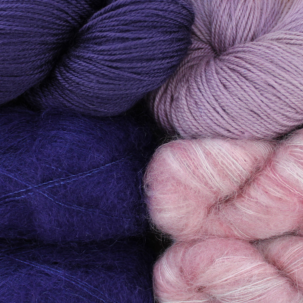 Kit de Tejido Cárdigan "Intarsia Breeze" de Pope Vergara <br> Elegir Color