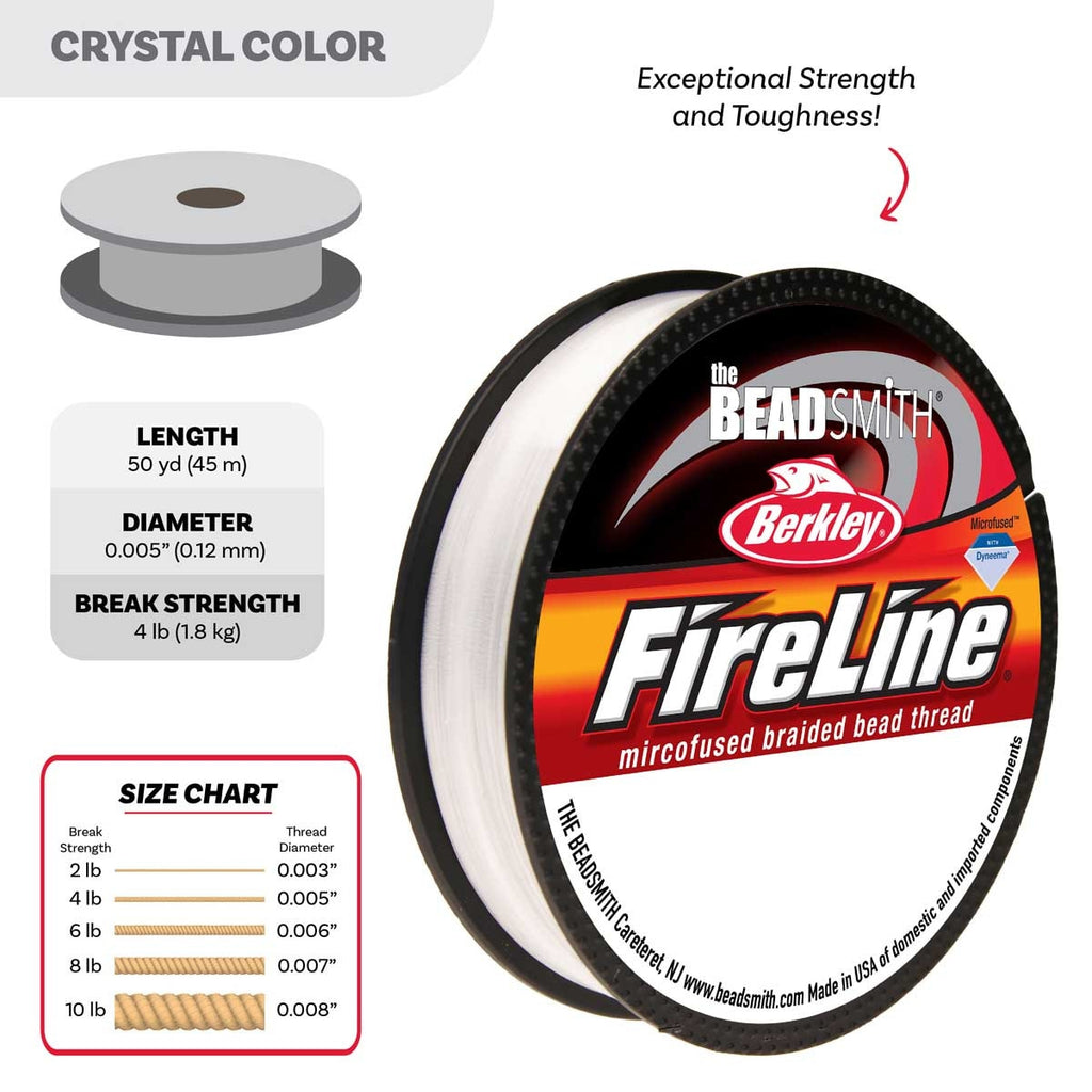Hilo Fireline - 4 lb/0.12 mm/45 mts <br> Elegir Color