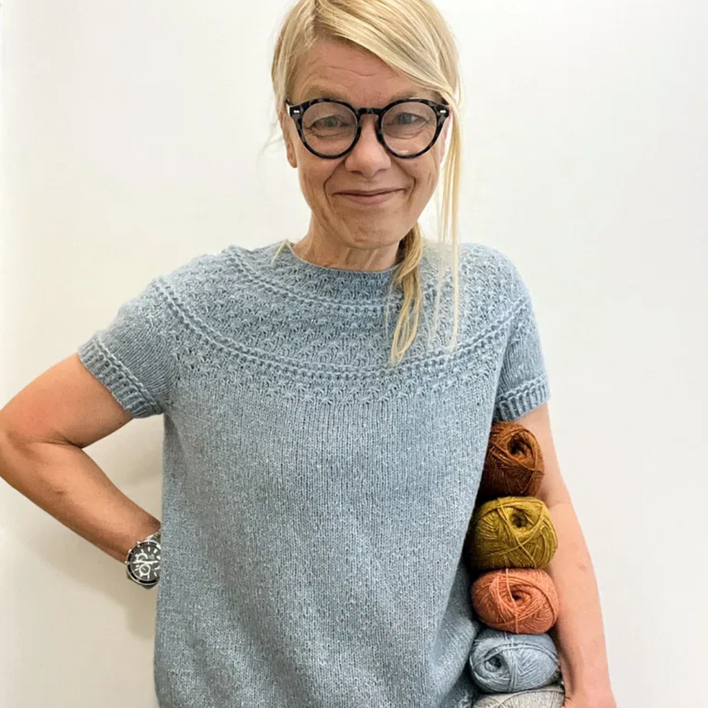 Kit de Tejido "Fiorellino" de Isabell Kraemer - Versión Fior di Lino