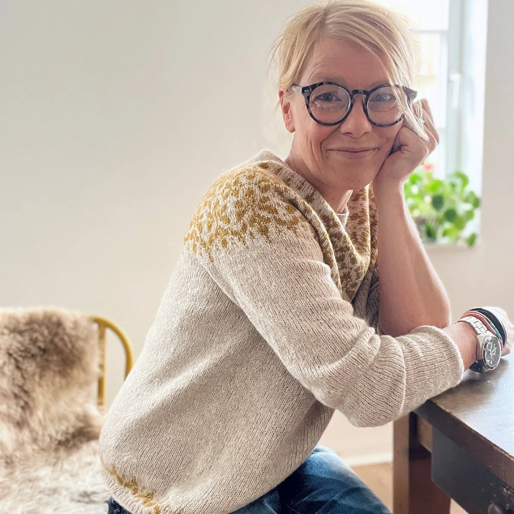 Kit de Tejido "Giardino" de Isabell Kraemer - Versión Fior di Lino