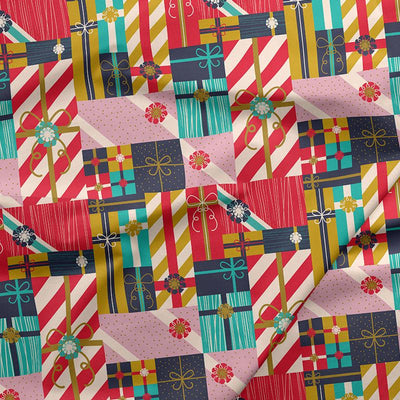 Tela Popelina Navidad 