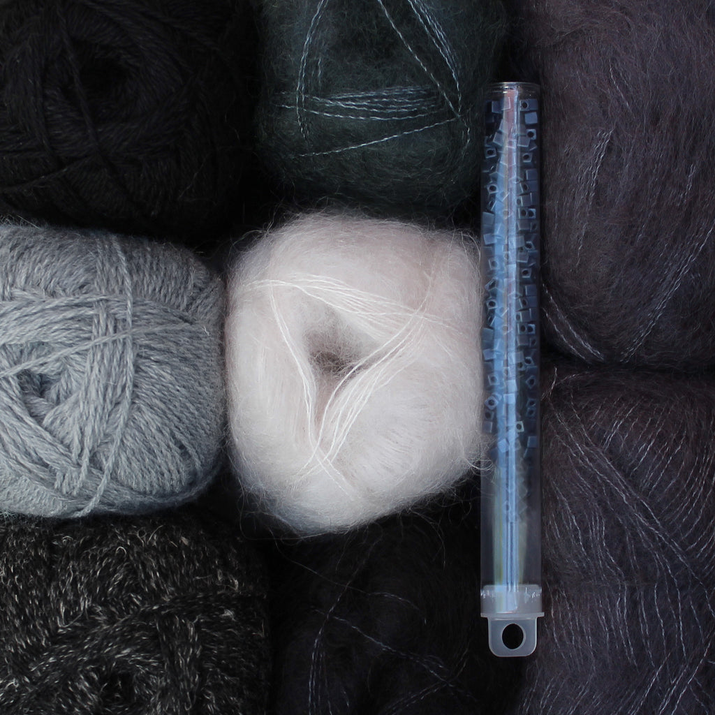 Kit de Tejido "Waves Cardigan" de Pope Vergara <br> Versión Isager - Elegir Color