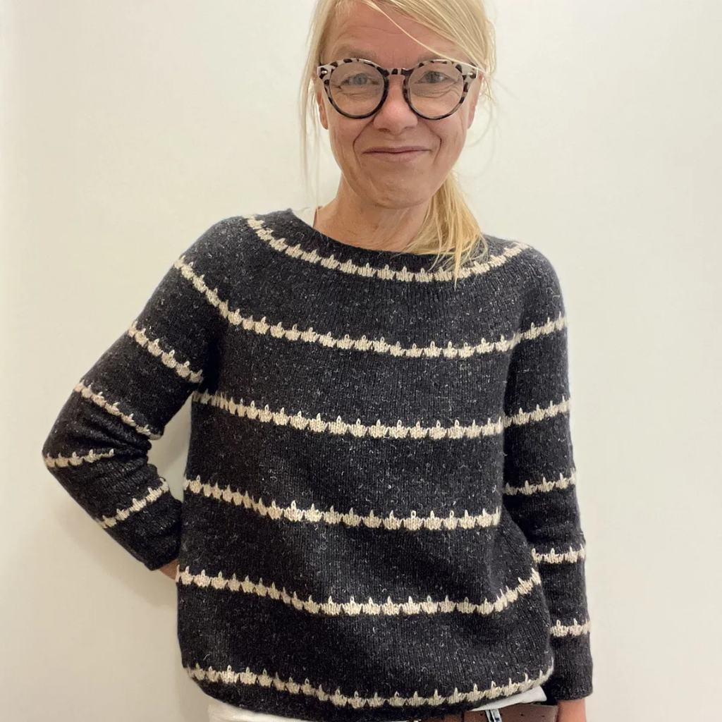 Kit de Tejido "Heimathafen Pullover" de Isabell Kraemer - Versión Fior di Lino