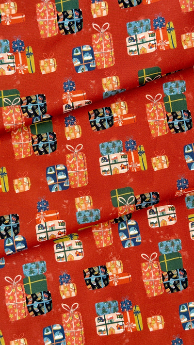 Tela Navidad Popelina 