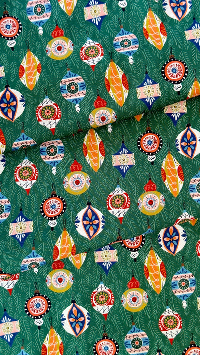 Tela Navidad Popelina 