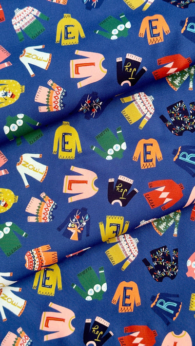 Tela Navidad Popelina 