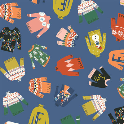 Tela Navidad Popelina 