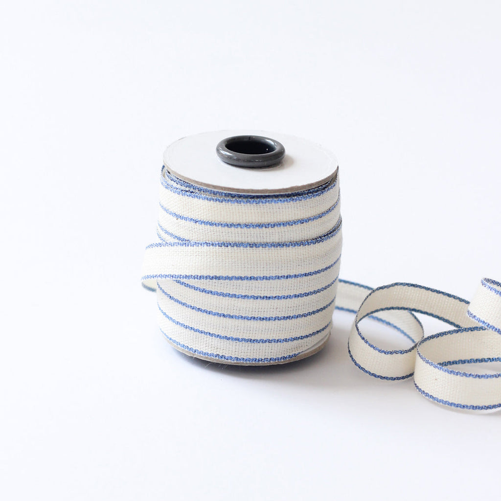 Cintas de Algodón "Drittofilo" 1cm de Ancho <br> Carrete 18 mts