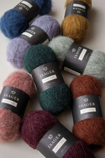 Isager Soft Fine  (63% Alpaca / 26% Seda / 11% Yak)