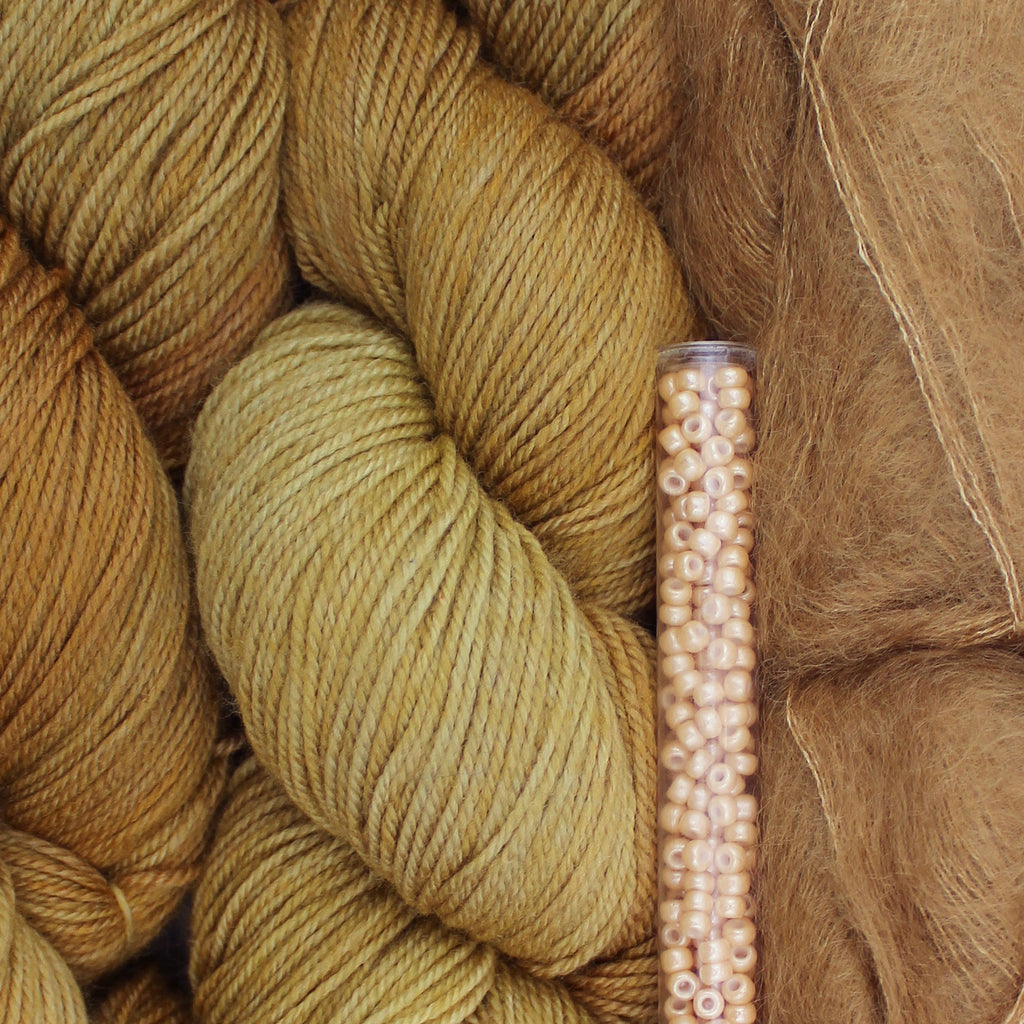 Kit de Tejido Pañoleta "Only Leaves" de Pope Vergara