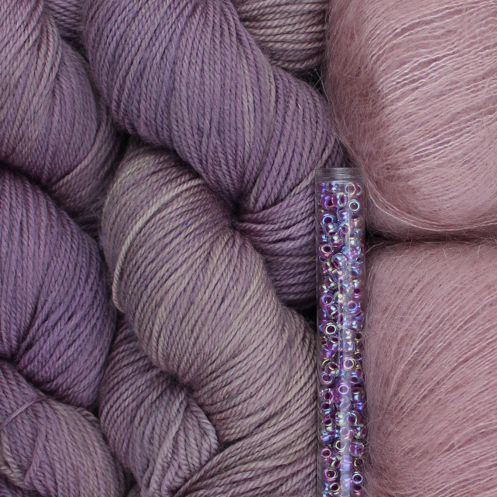 Kit de Tejido Pañoleta "Only Leaves" de Pope Vergara