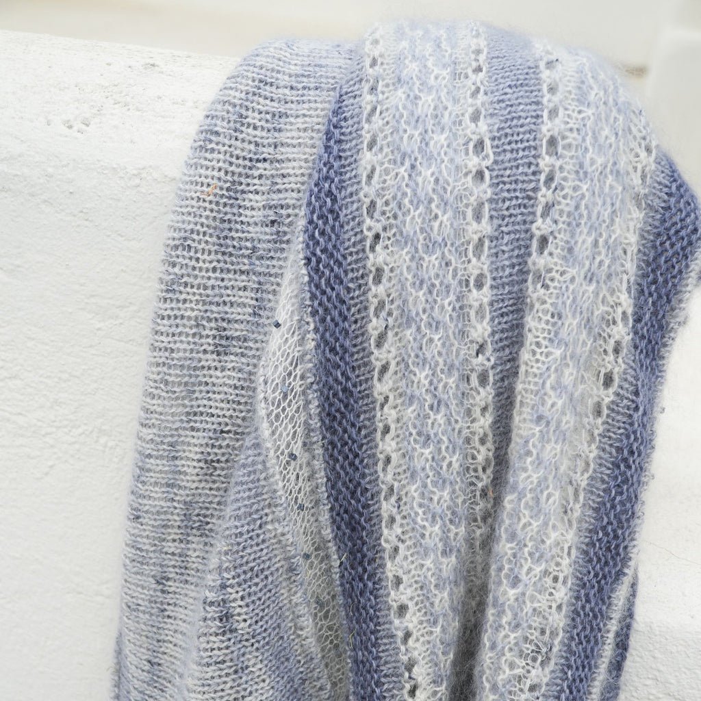 Kit de Tejido "Waves Cardigan" de Pope Vergara <br> Versión Isager - Elegir Color