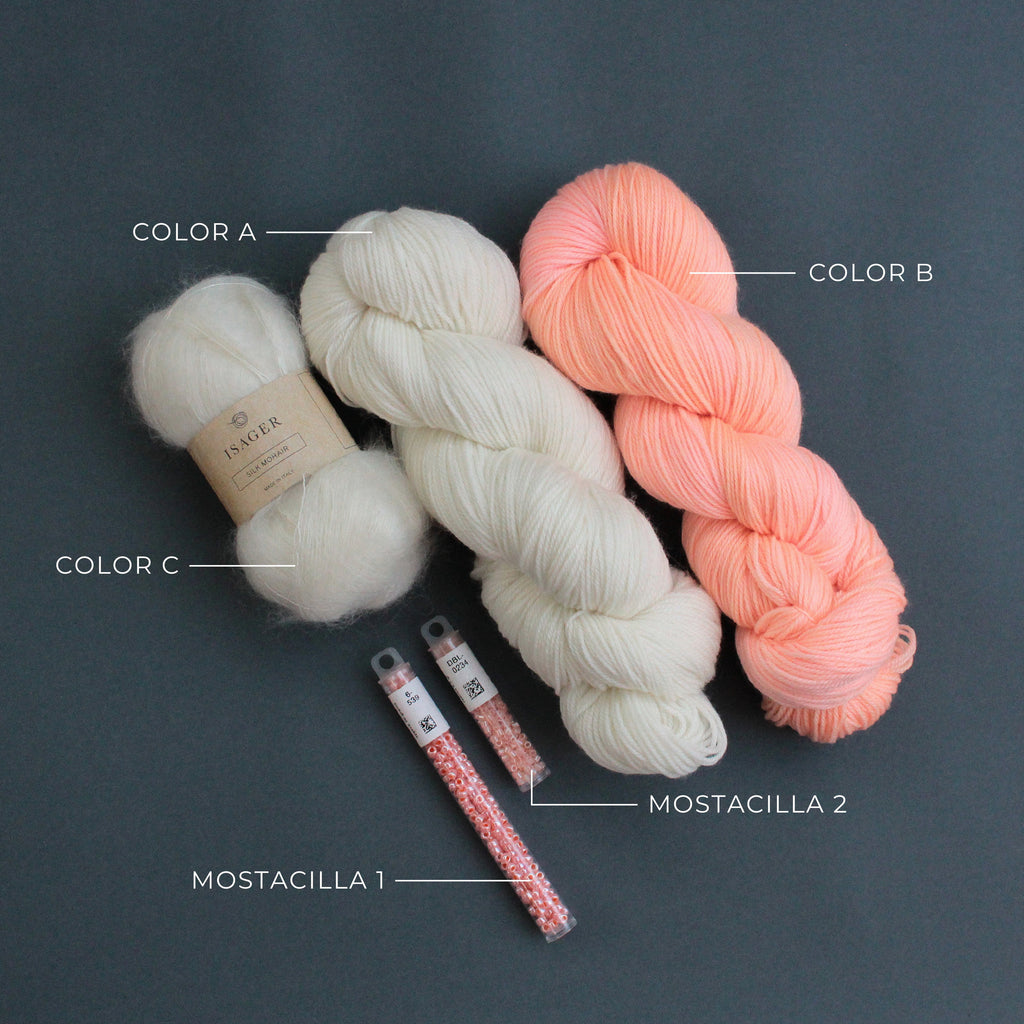 Kit de Hilados "Morning Fog Tee" de Pope Vergara <br> Diferentes Combinaciones y Tallas Para Elegir