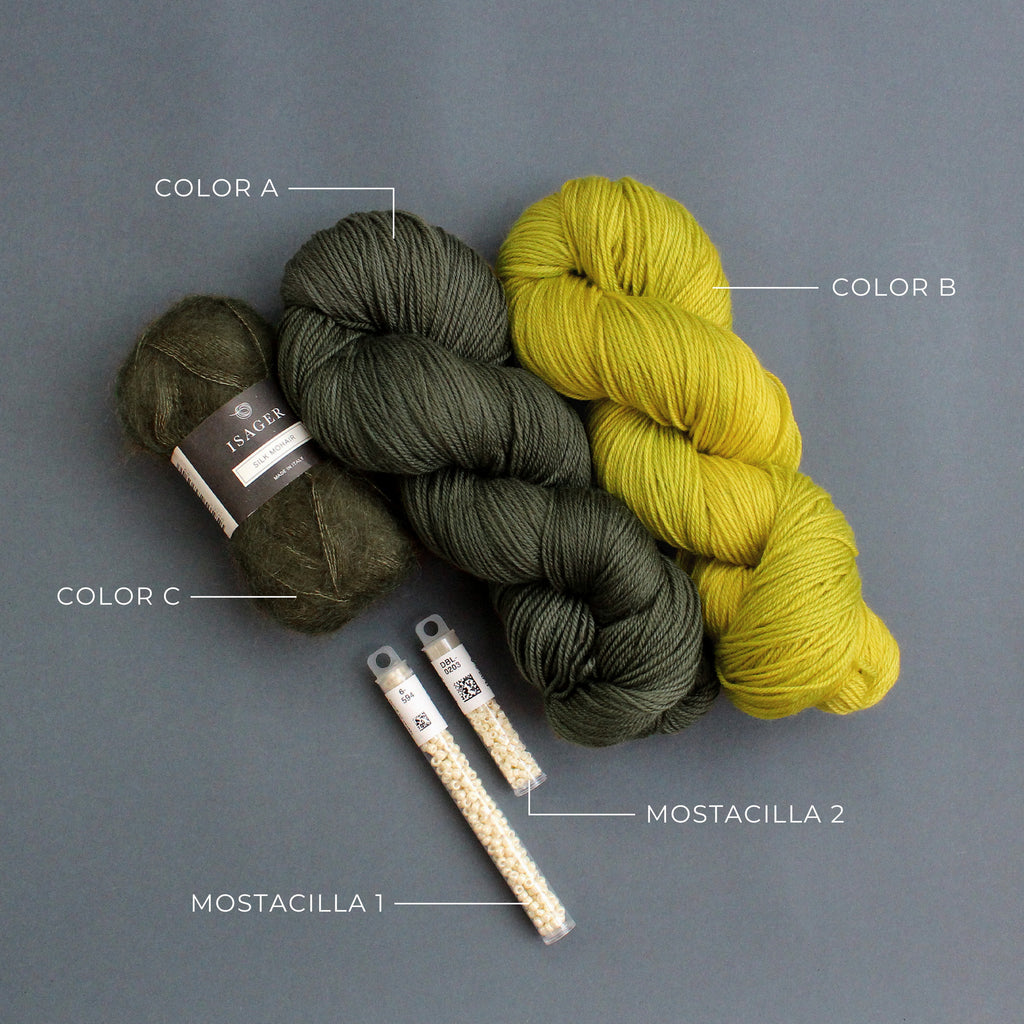 Kit de Hilados "Morning Fog Tee" de Pope Vergara <br> Diferentes Combinaciones y Tallas Para Elegir