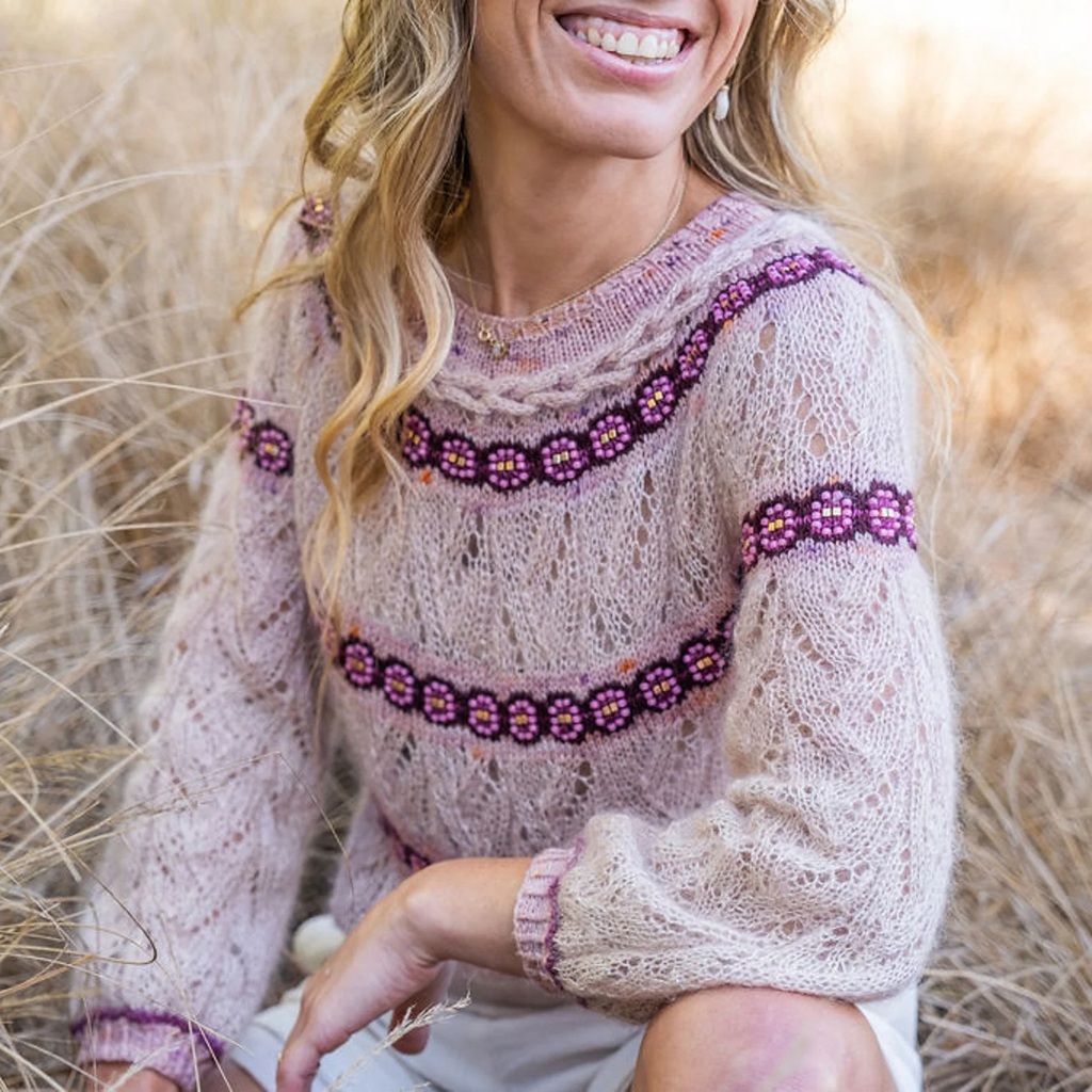Kit de Tejido Suéter "Bohemian" de Pope Vergara <br> Elegir Color