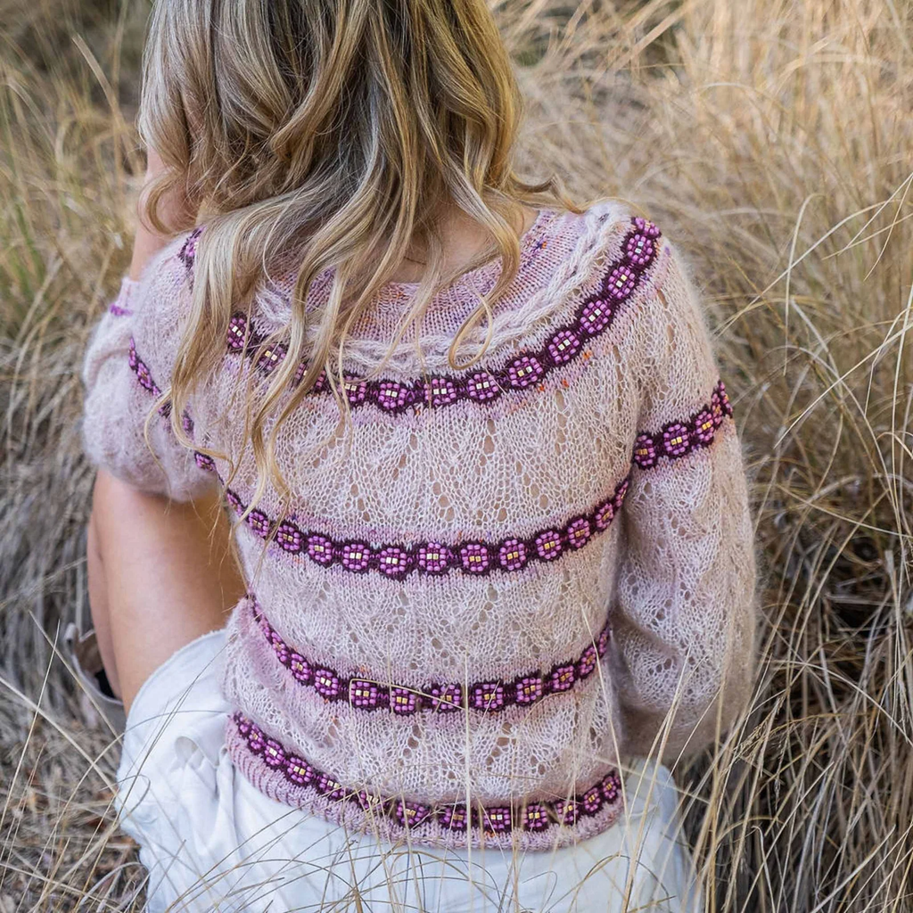 Kit de Tejido Suéter "Bohemian" de Pope Vergara <br> Elegir Color