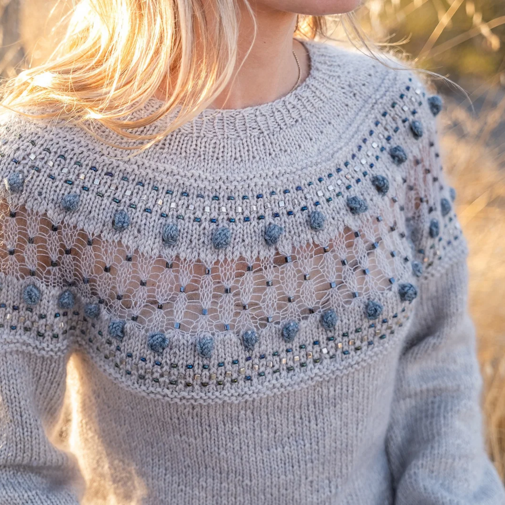 Kit de Tejido Suéter "Sensitive 2.0" de Pope Vergara <br> Versión Isager (Elegir Color)